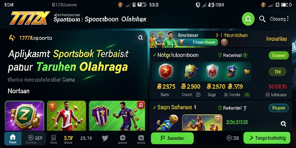 Screenshot utama 777ZX menampilkan tampilan intuitif dan gameplay taruhan yang menarik.
