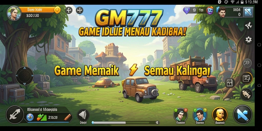 Tampilan gameplay GM777 yang seru dan menarik.