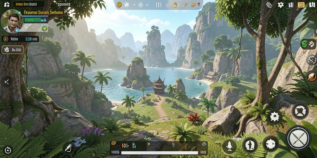 Tampilan gameplay H03 yang menarik dalam dunia Open World.