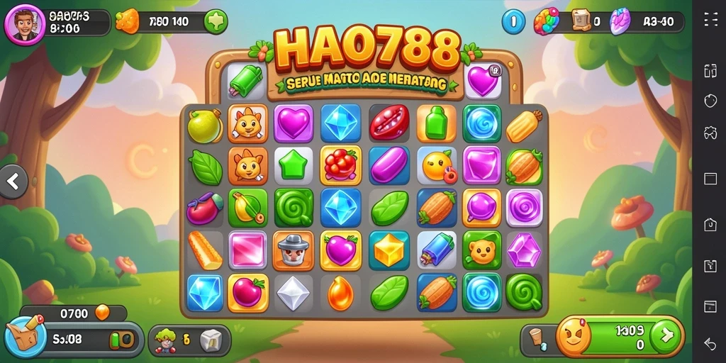Screenshot gameplay HAO788 yang menarik dan penuh warna.