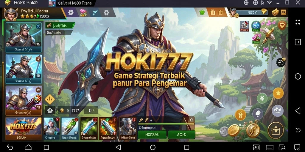 Tampilan gameplay menarik dalam HOKI777 dengan strategi yang mendalam.