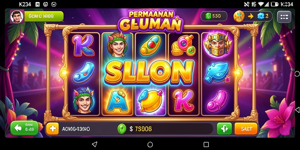 Tampilan menarik dari gameplay Slot K234 yang memikat.