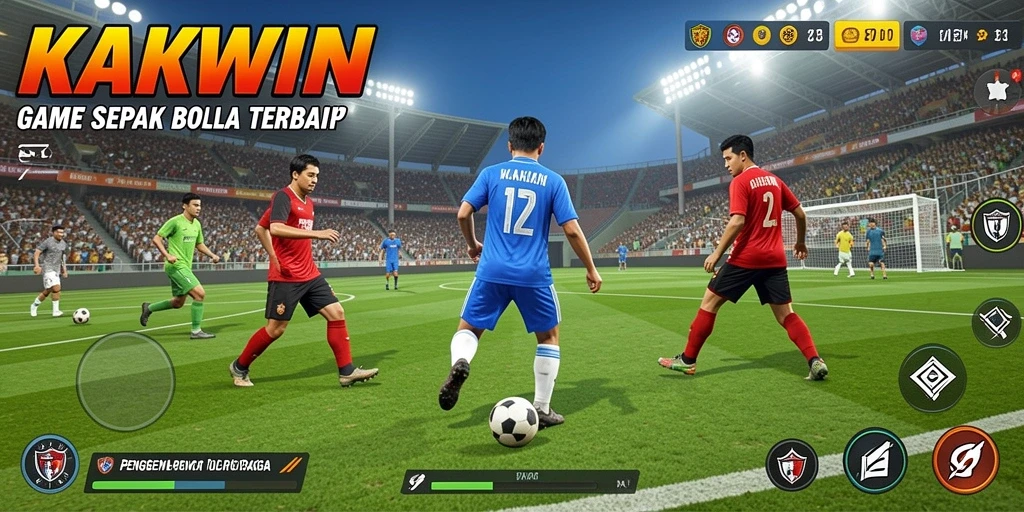 Tampilan gameplay KAKWIN yang menegangkan saat pertandingan berlangsung.
