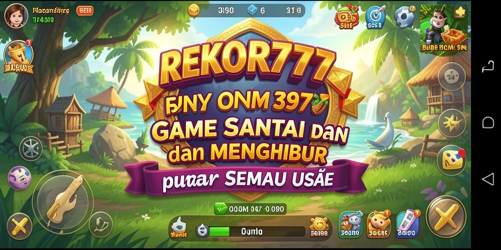 Tampilan gameplay seru dan menyenangkan di REKOR777.