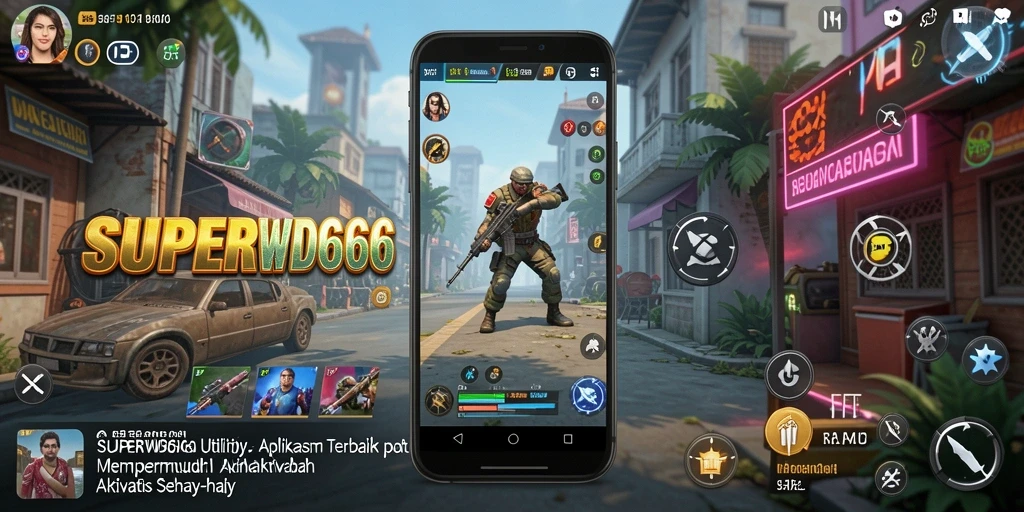 Tampilan utama SUPERWD666 yang intuitif dan mudah digunakan.