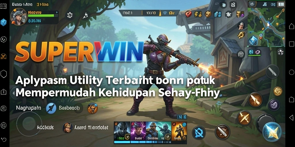 Tampilan antarmuka SUPERWIN yang intuitif dan mudah digunakan.