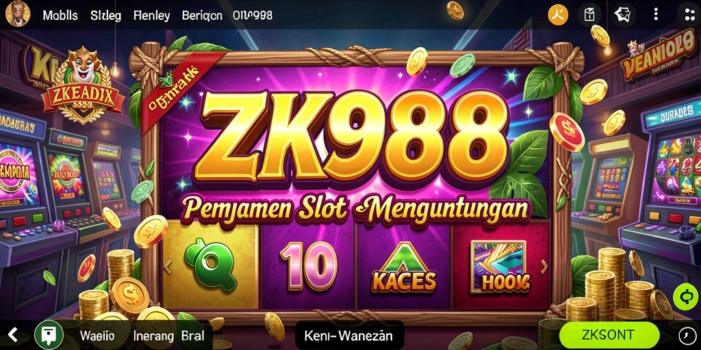 Screenshot gameplay ZK988 menampilkan keseruan dan grafis menarik dari permainan Slot.